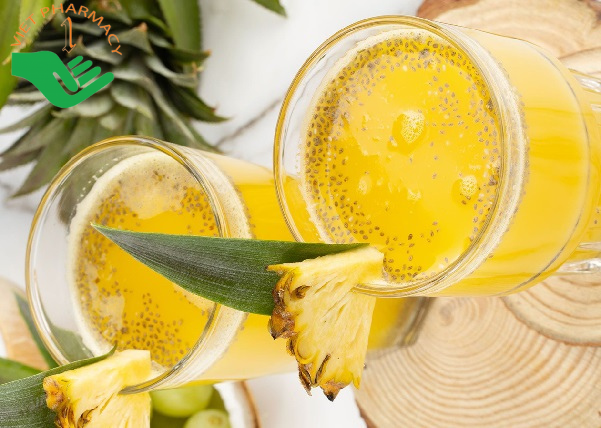 Detox dứa hạt chia giảm cân