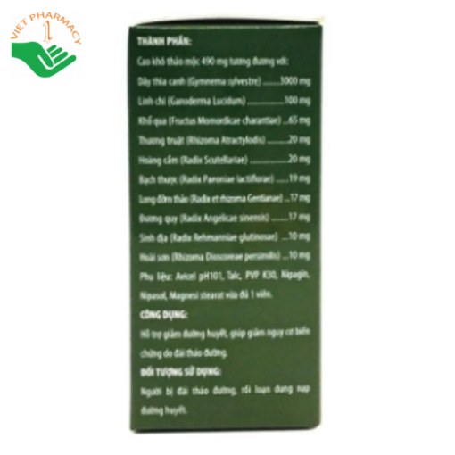 Diab Gold Max - Hỗ trợ hạ đường huyết và cholesterol máu.