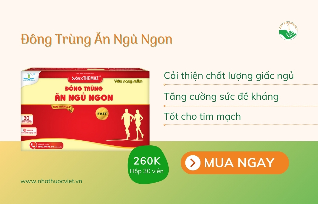 Đông trùng ăn ngủ ngon