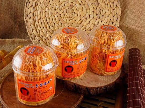 Đông trùng hạ thảo Hàn Quốc nguyên con sấy khô