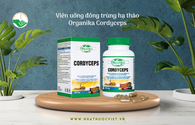 Viên uống đông trùng hạ thảo Organika Cordyceps