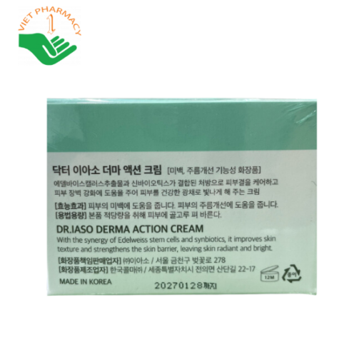 Kem dưỡng trắng da giảm nám Dr.Iaso Derma Action Cream D42 50ml