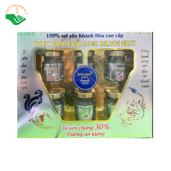 dr-vin-nest-1 Thực phẩm bảo vệ sức khỏe Dr.Vin Nest - Tổ yến chưng đường ăn kiêng