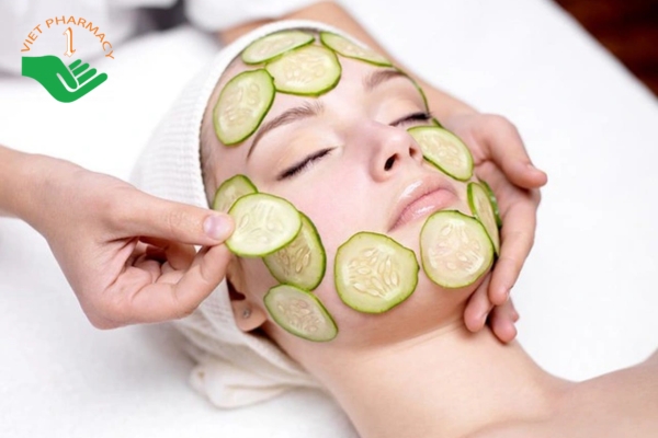 Dưa chuột chứa Vitamin C và K giúp làm sáng da hiệu quả