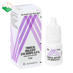 Dung dịch nhỏ mắt Timolol Maleate Eye Drops 0.5% Alcon điều trị tăng nhãn áp (5ml)
