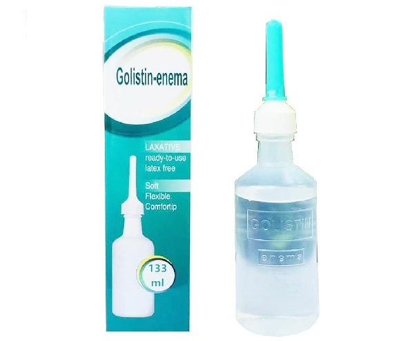 Dung dịch thụt trực tràng trị táo bón Golistin-enema