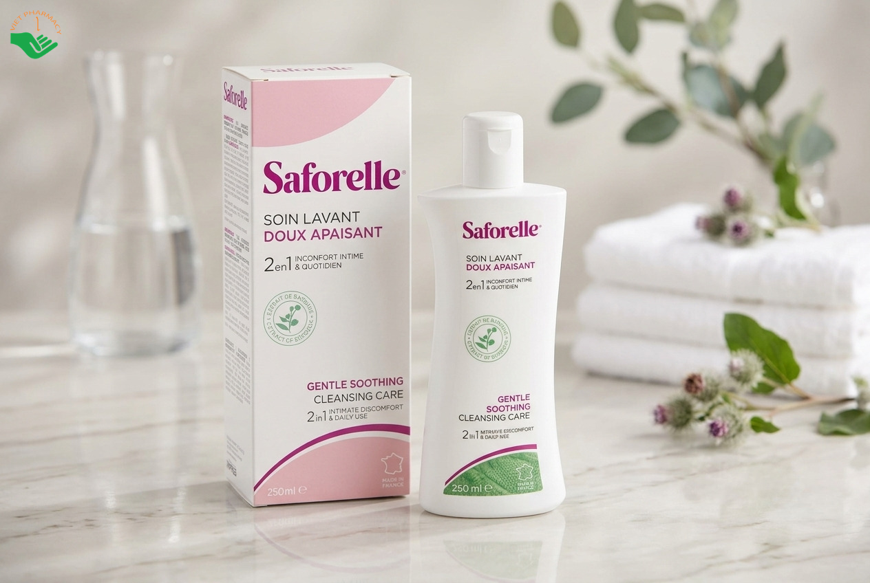 Dung dịch vệ sinh phụ nữ Saforelle Gentle Cleansing Care