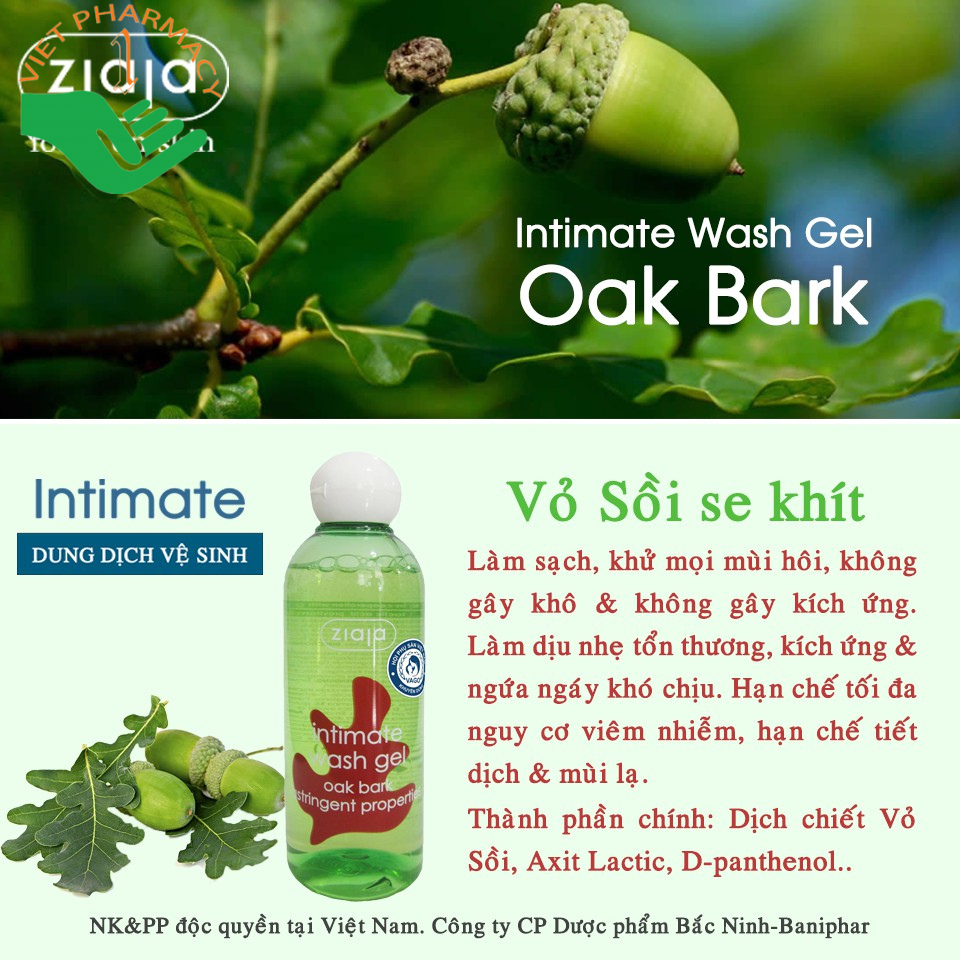 dung-dich-ve-sinh-ziaja-intimate-vo-soi-xanh1 Dung dịch vệ sinh Ziaja Intimate Vỏ Sồi Xanh