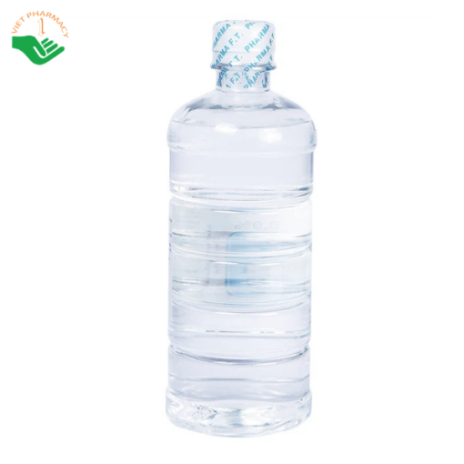 Dung dịch vô trùng Natri Clorid 0,9% Dược 3-2 rửa vết thương hở và kín, súc miệng (500ml)