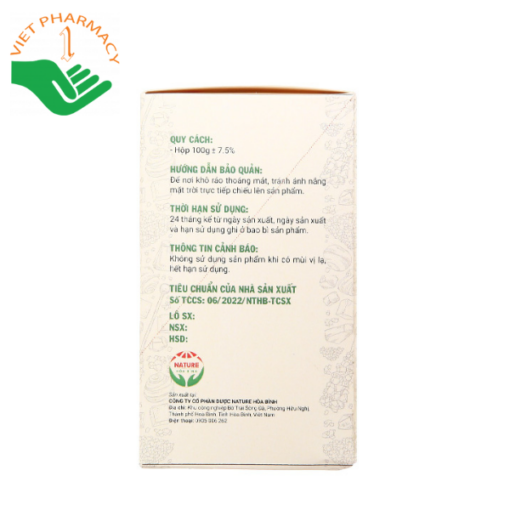 Đường La Hán Quả Monk Fruit CT hộp 100gr (hộp 20 gói x 5gr)