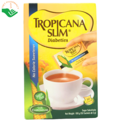Đường ăn kiêng Tropicana Slim No Calorie Sweetener Diabetics (hộp 50 gói x 2g)