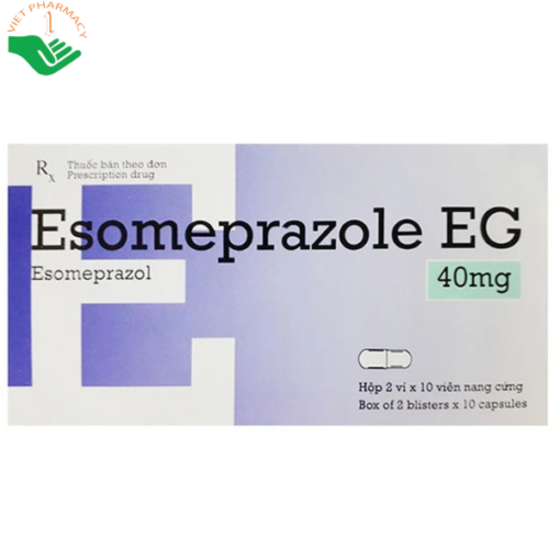 Thuốc Esomeprazole 40mg US điều trị trào ngược dạ dày (3 vỉ x 10 viên)