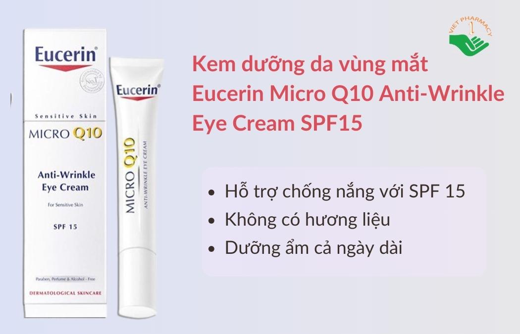 Eucerin Micro Q10 Anti-Wrinkle Eye Cream SPF15