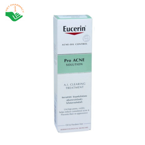 Kem hỗ trợ trị mụn Eucerin ProAcne A.I Clearing Treatment 40ml