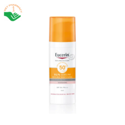 Tinh chất chống nắng dưỡng trắng da Eucerin Sun Double Whitening Serum SPF 50+ 50ml