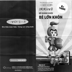 Fitobimbi Immuno - Siro bổ sung Vitamin, khoáng chất cho bé