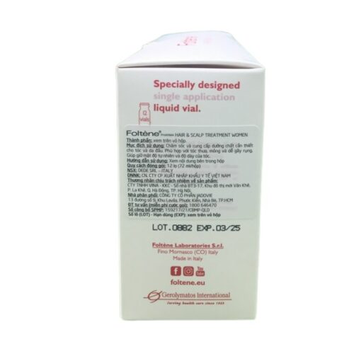 Serum dưỡng tóc cho nữ Foltene Hair & Scalp Solution Women 100ml