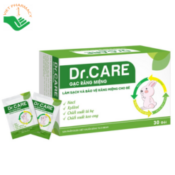Gạc răng miệng Dr.Care làm sạch và bảo vệ răng miệng cho bé