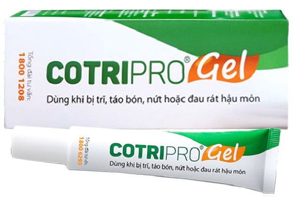Gel bôi trĩ Cotripro Gel