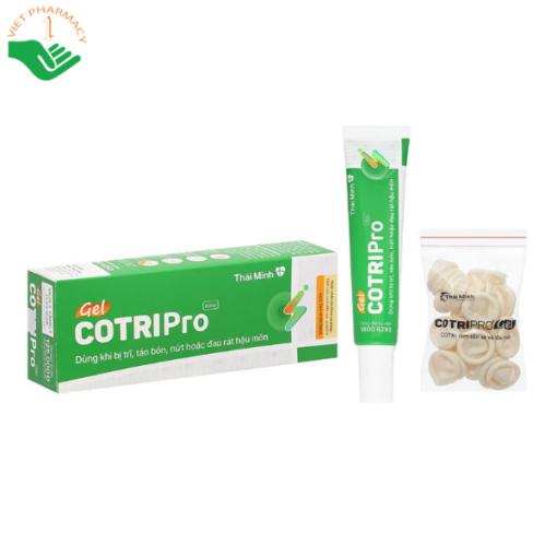Gel bôi trĩ Cotripro Gel Thái Minh 25g
