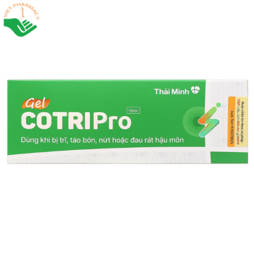 Gel bôi trĩ Cotripro Gel Thái Minh 25g