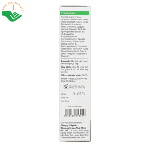 Gel bôi trĩ Cotripro Gel Thái Minh 25g