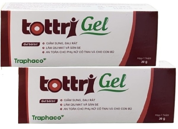 Gel bôi trĩ giảm sưng, đau rát Tottri Gel Traphaco