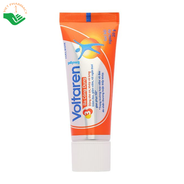 Gel bôi Voltaren Emulgel 1% Novartis điều trị giảm đau do chấn thương hoặc thấp khớp (20g)