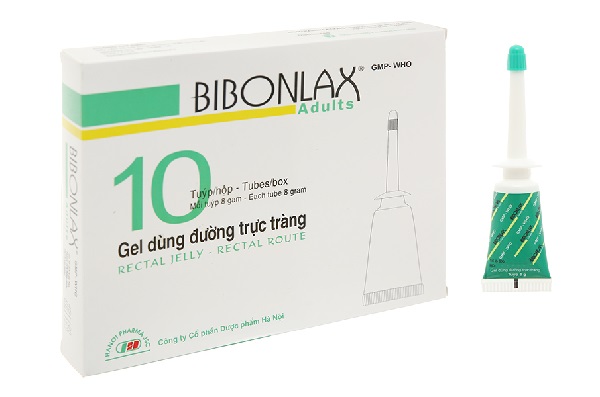 Gel bơm trực tràng trị táo bón Bibonlax Adults
