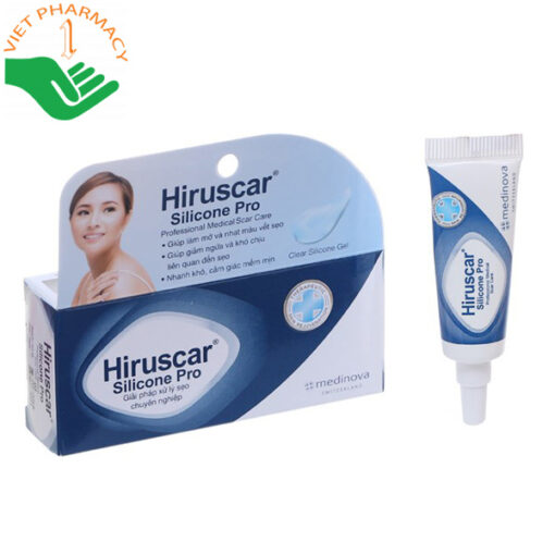 Gel hỗ trợ làm mờ sẹo chuyên sâu Hiruscar Silicone Pro 10g