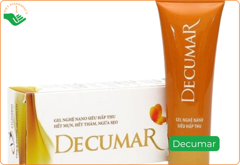 Gel hỗ trợ điều trị mụn lưng Decumar