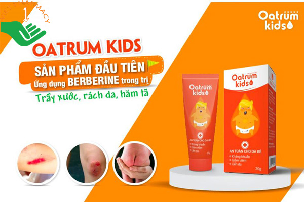 Kem bôi da cho bé Oatrum Kids Gel