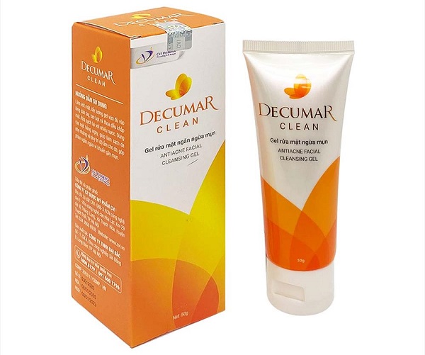 Gel rửa mặt ngừa mụn Decumar Clean