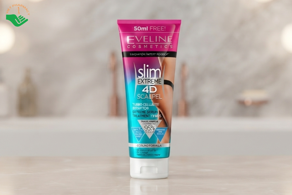 Gel tan mỡ Eveline Cosmetics Slim Extreme 4D