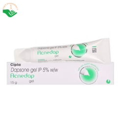Gel trị mụn Acnedap Gel Dapsone Gel IP 5% Cipla điều trị mụn trứng cá (tuýp 15g)