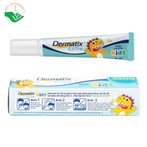 Gel hỗ trợ trị sẹo Dermatix Ultra Kids 5g