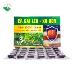 Viên uống giải độc gan cà gai leo xạ đen