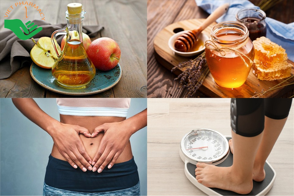 Giấm táo và mật ong giúp giảm cân