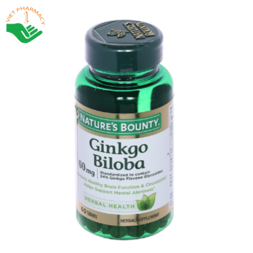 Ginkgo Biloba 60 mg - Tăng cường tuần hoàn não