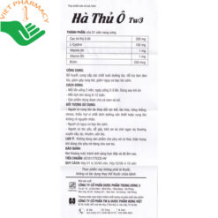 Hà Thủ Ô TW3 60 viên giúp giảm rụng tóc, ngừa tóc bạc sớm