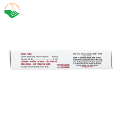 Hafixim 200 Tabs - Trị nhiễm khuẩn do vi khuẩn nhạy cảm