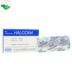 Thuốc Halozam điều trị suy giảm thần kinh, đau nửa đầu (10 vỉ x 10 viên)