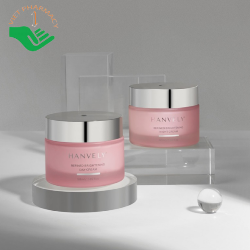 Kem giảm nám, sáng da ban ngày Hanvely Refined Brightening Day Cream 50ml