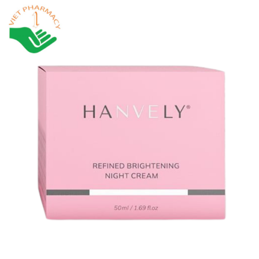 Kem giảm nám, sáng da ban đêm Hanvely Refined Brightening Night Cream 50ml