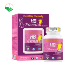 Viên uống HB1 Prenatal Support - hỗ trợ bổ sung vitamin tổng hợp dành cho bà bầu, mẹ khỏe bé thông minh