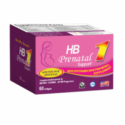 Viên uống HB1 Prenatal Support - hỗ trợ bổ sung vitamin tổng hợp dành cho bà bầu, mẹ khỏe bé thông minh