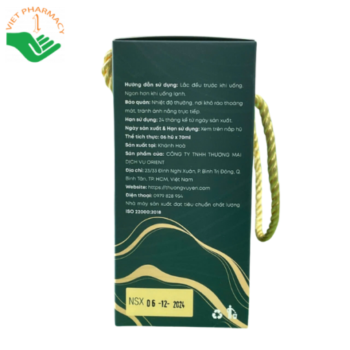 Yến chưng cao cấp mix 6 vị Thượng Vũ Yến (Hộp 6 lọ)