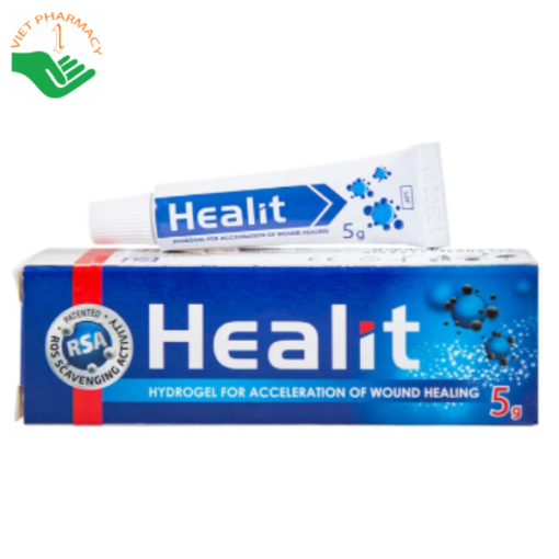 Gel hỗ trợ trị vết thương hở Healit 5g