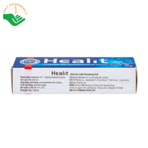 Gel hỗ trợ trị vết thương hở Healit 5g
