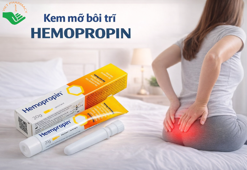 Kem mỡ bôi trĩ Hemopropin (Tuýp 20g)